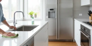 Well-maintained kitchen appliances demonstrating proper care and longevity.