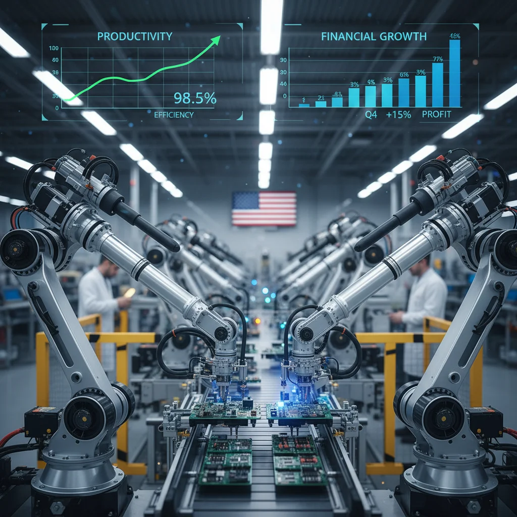Robotics in US Manufacturing: Boosting Productivity & Financial Impact