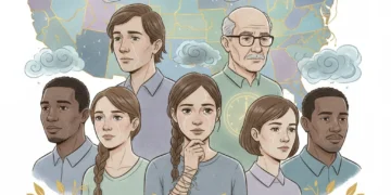 Navigating the US Mental Health Crisis: Solutions & Support in 2026 Diverse individuals contemplating mental health challenges across the US map.